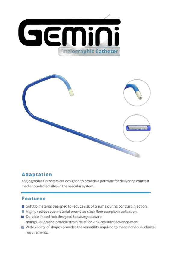 GEMINI Angiographic Catheter MITSUDO — gambar 2