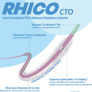 RHICO Semi Compliant PTCA Balloon Dilatation Catheter